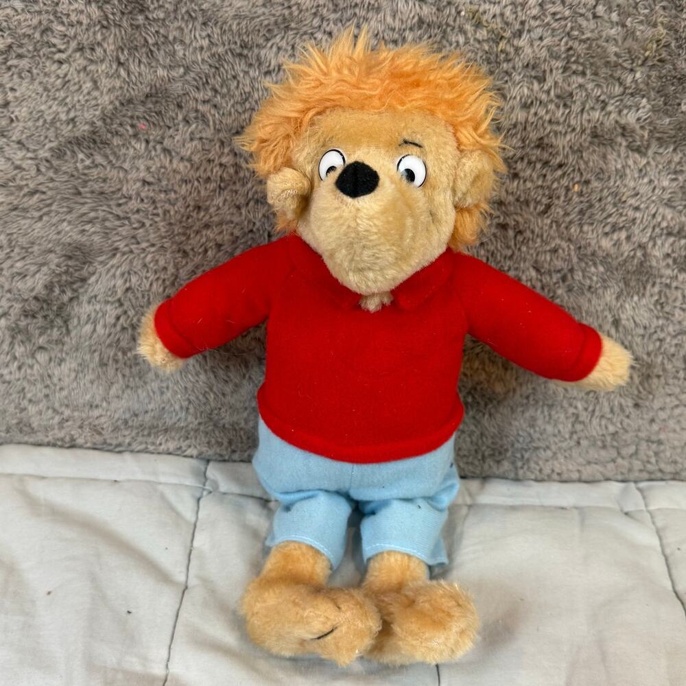 KellyToy Berenstain Bears Brother Bear Plush Toy Stuffed Animal Doll